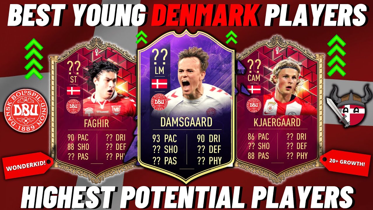HIGHEST POTENTIAL DANISH PLAYERS in FIFA 22 || Best Young Players From Denmark || 81+