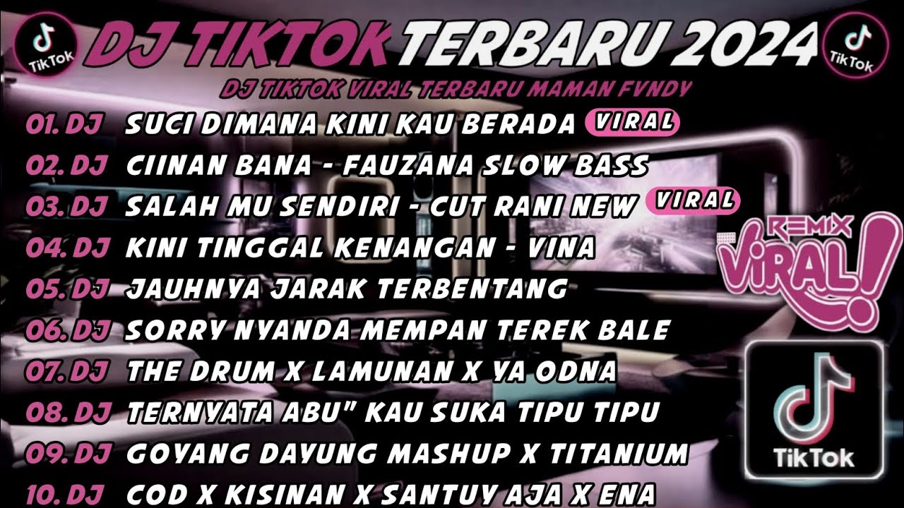 DJ TIKTOK TERBARU 2024🎵DJ SUCI DIMANA KINI KAU BERADA🎵DJ CIINAN BANA - FAUZANA REMIX SLOW🎵FULL BASS