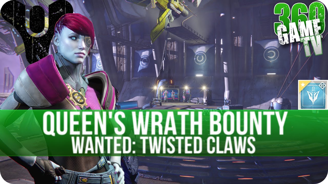 Destiny - Wanted: Twisted Claws (The Worlds Grave Moon) - Queens Wrath Bounty Location