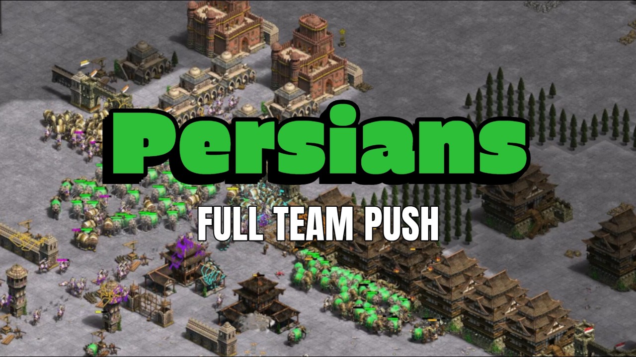 PERSIANS with Eis3n, MARK & thecyrusDE | DM Michi | AoE2