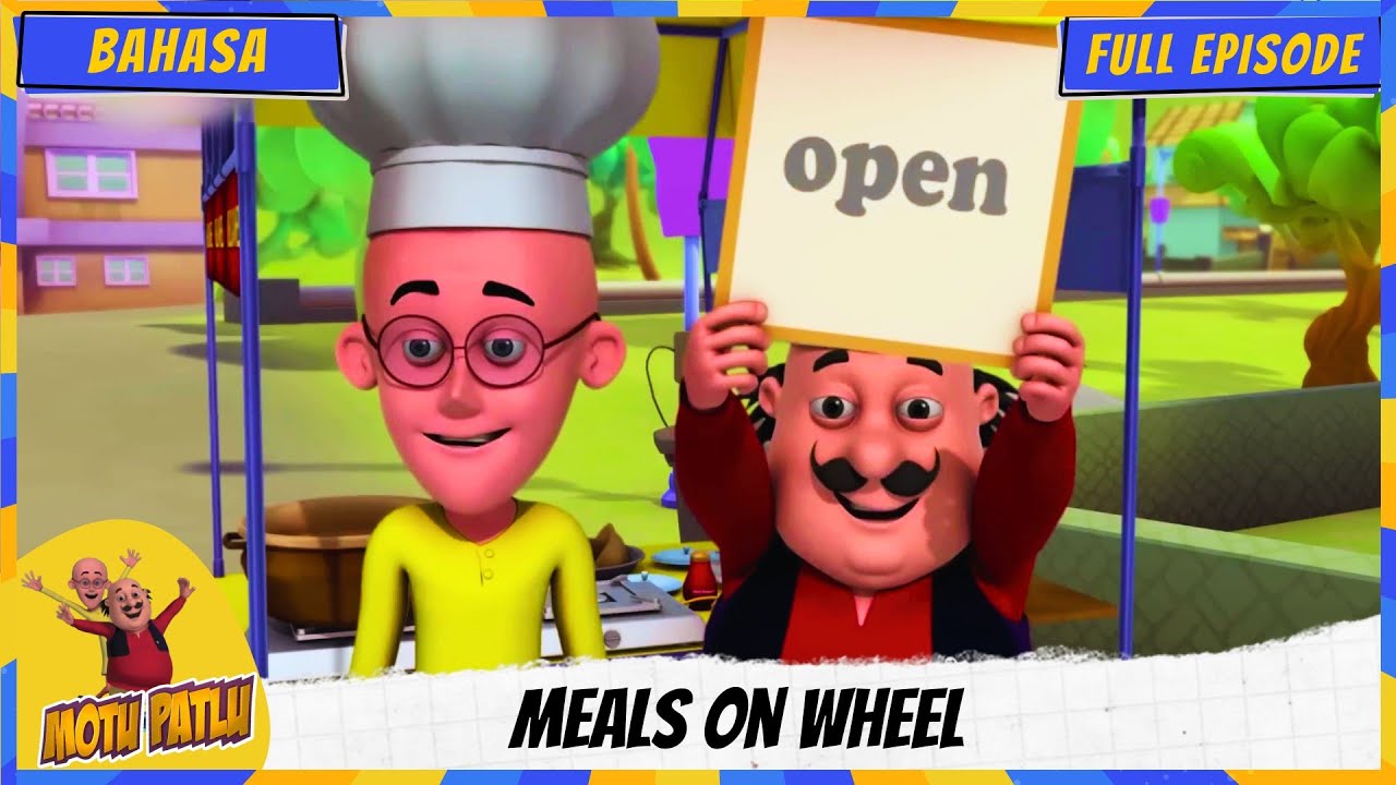 Motu Patlu | Full Episode | Meals on wheel | Bahasa