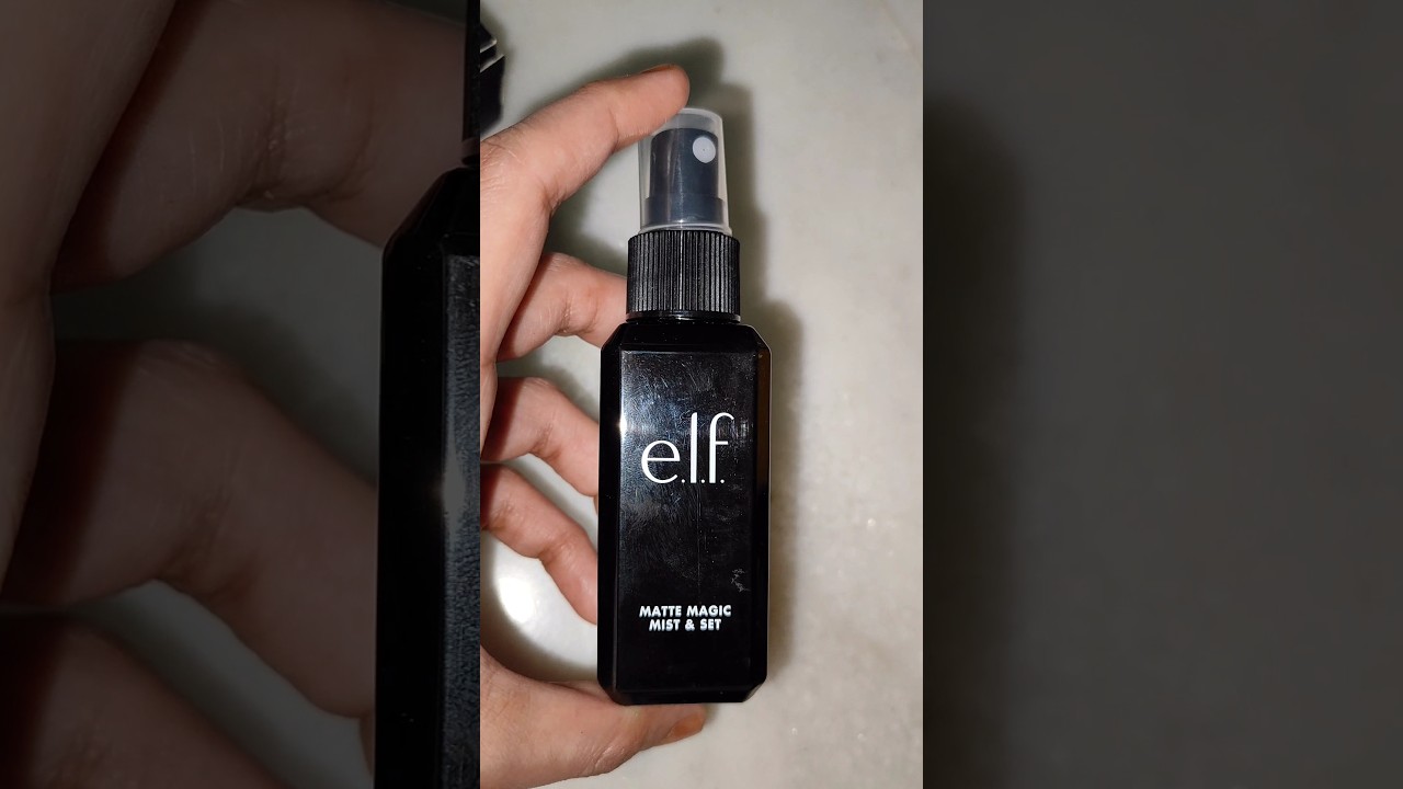 E.l.f Cosmetics Matte Magic Mist And Set Makeup Setting Spray #elfcosmetics #settingspray #makeup