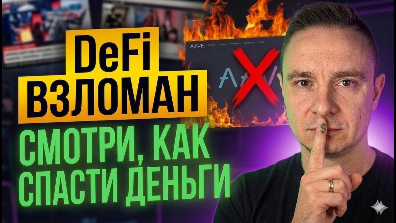 AAVE ЗАМОРОЗИЛ ВЫВОД. Ты следующий? Как не потерять всё.