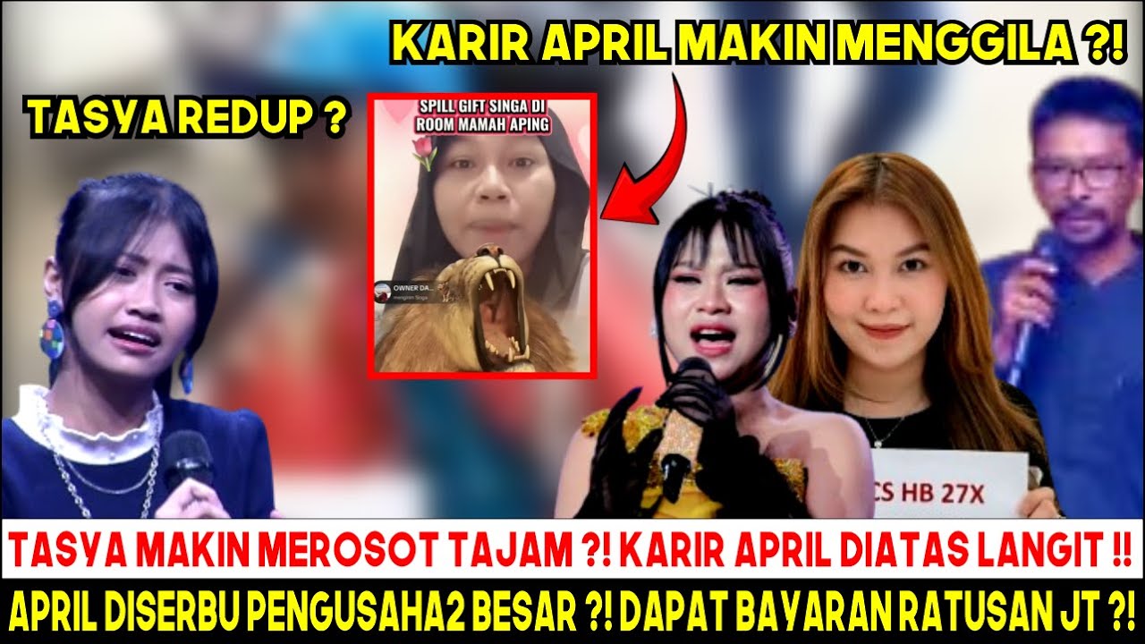 TASYA NANGIS KEJER ?! TARIF APRIL TEMBUS 100 JUTA LEBIH ! TASYA MEROSOT TAJAM, APRIL DIATAS LANGIT !