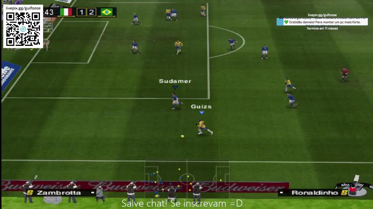 QUEM ENCARA NO x1 PES6ONLINE