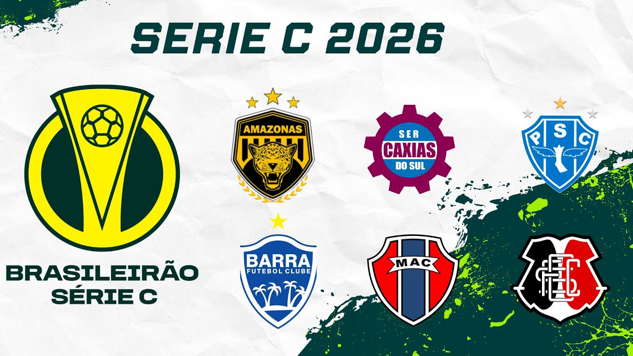 BRASILEIRÃO SERIE C: TODOS OS TIMES PARTICIPANTES DE 2026