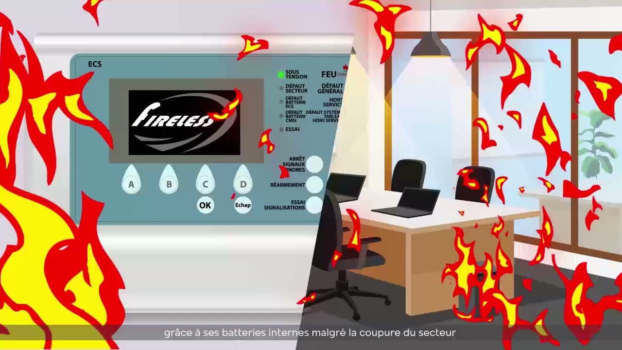 Fireless - Utilisation de la centrale BALTIC 512