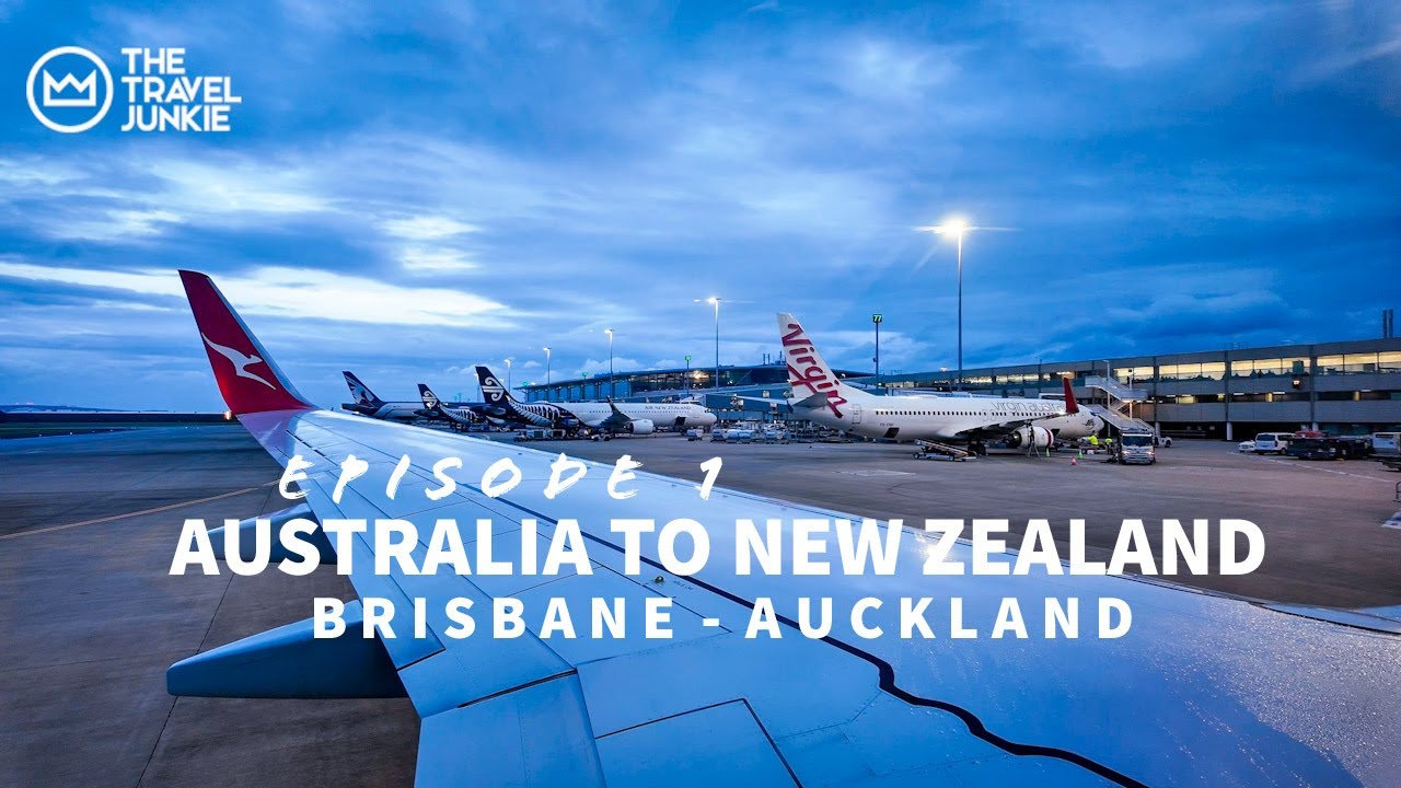 QANTAS AUSTRALIA TO NEW ZEALAND | 3 HOURS NON-STOP FROM BRISBANE TO AUCKLAND | NON-BUSINESS CLASS