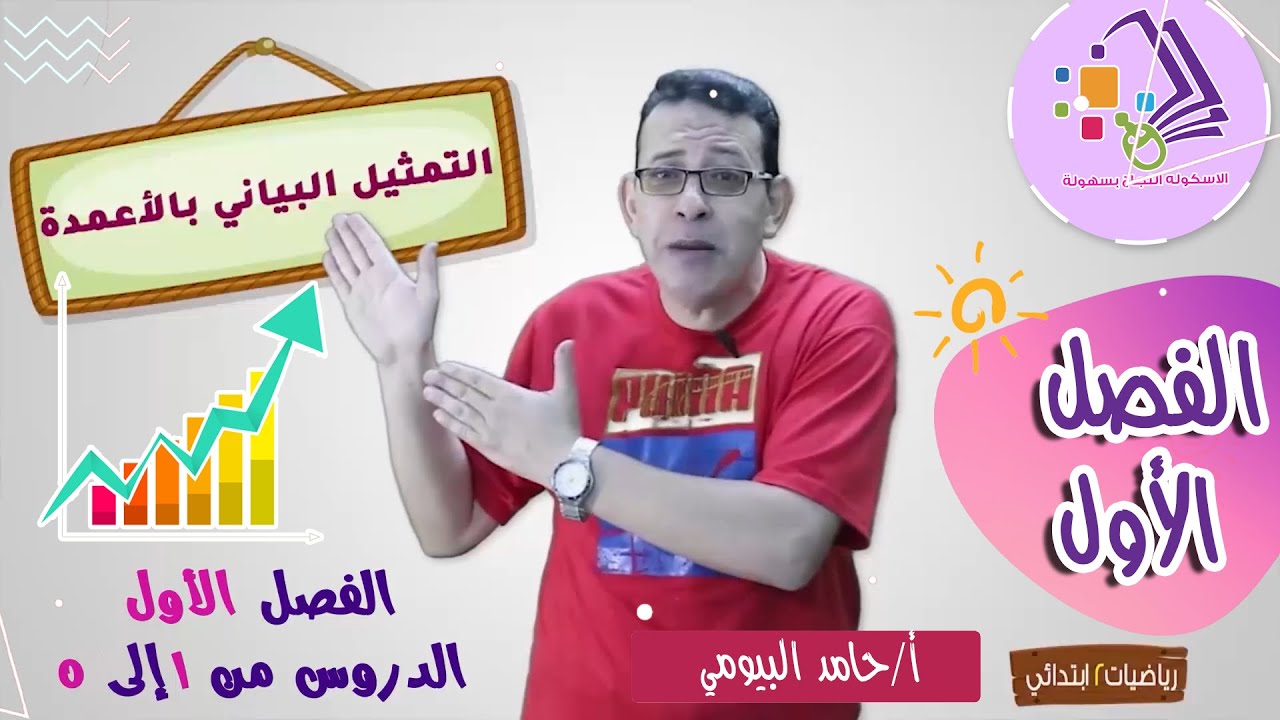 التمثيل البياني بالأعمدة | شرح رياضيات تانية ابتدائي | تيرم1 - فصل1 - دروس من 1 : 5 | الاسكوله