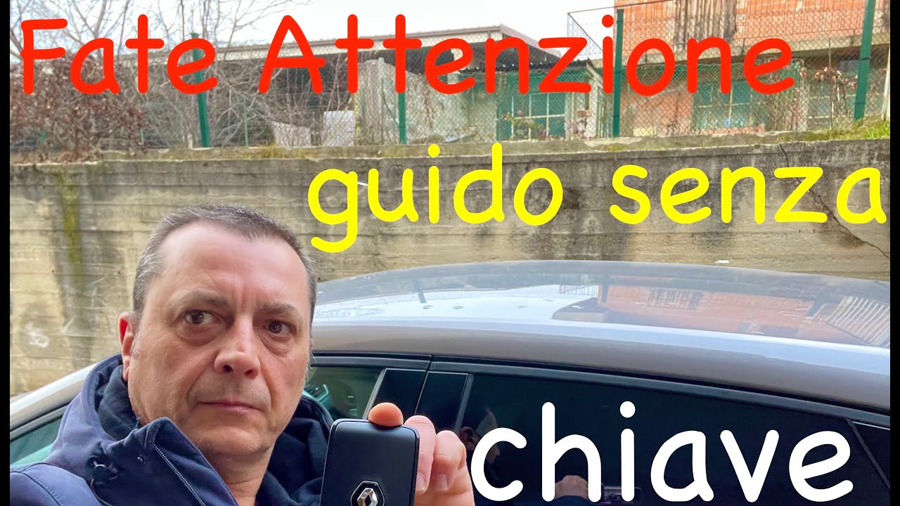 RENAULT CAPTUR..ATTENZIONE !! GUIDARE SENZA CHIAVE ELETTRONICA