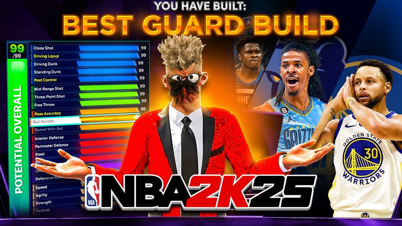 This BEST GUARD BUILD is BREAKING NBA 2K25! *NEW* 4-WAY DEMIGOD in NBA 2K25! Best Build NBA 2K25