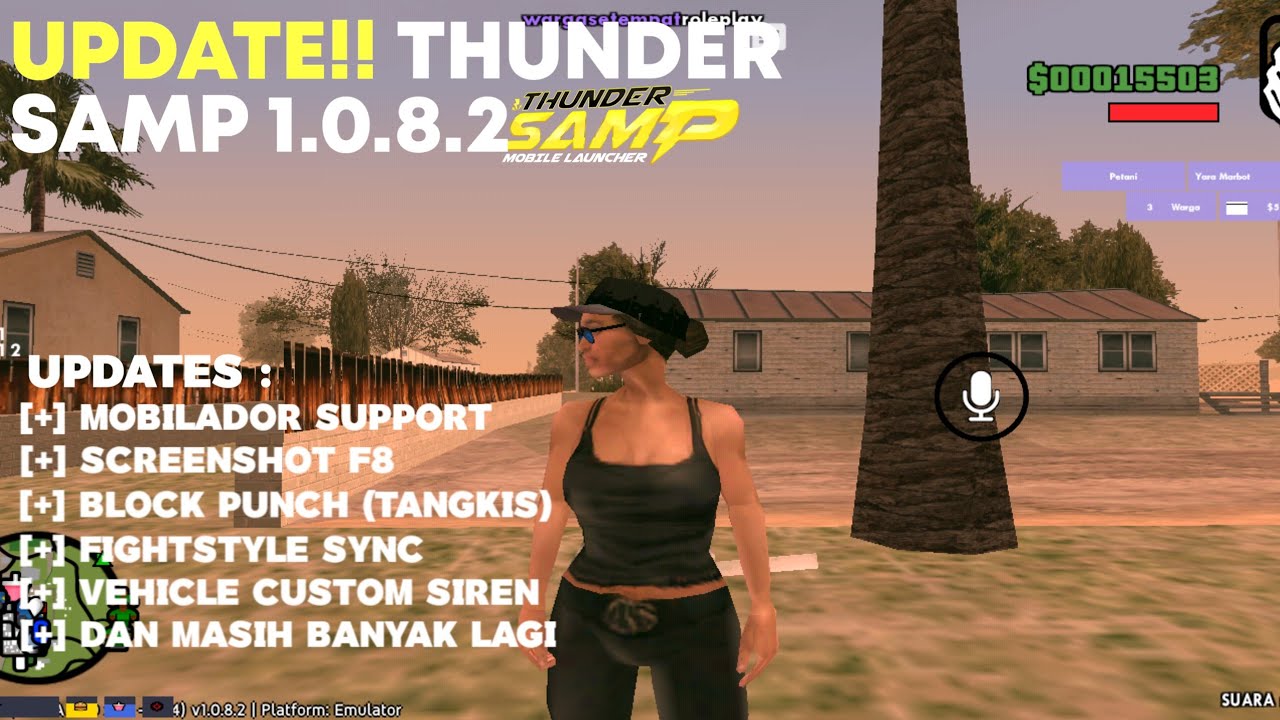 REVIEW DAN SHARE CLIENT THUNDER SAMP VERSI 1.0.8.2 - GTA SAMP INDONESIA