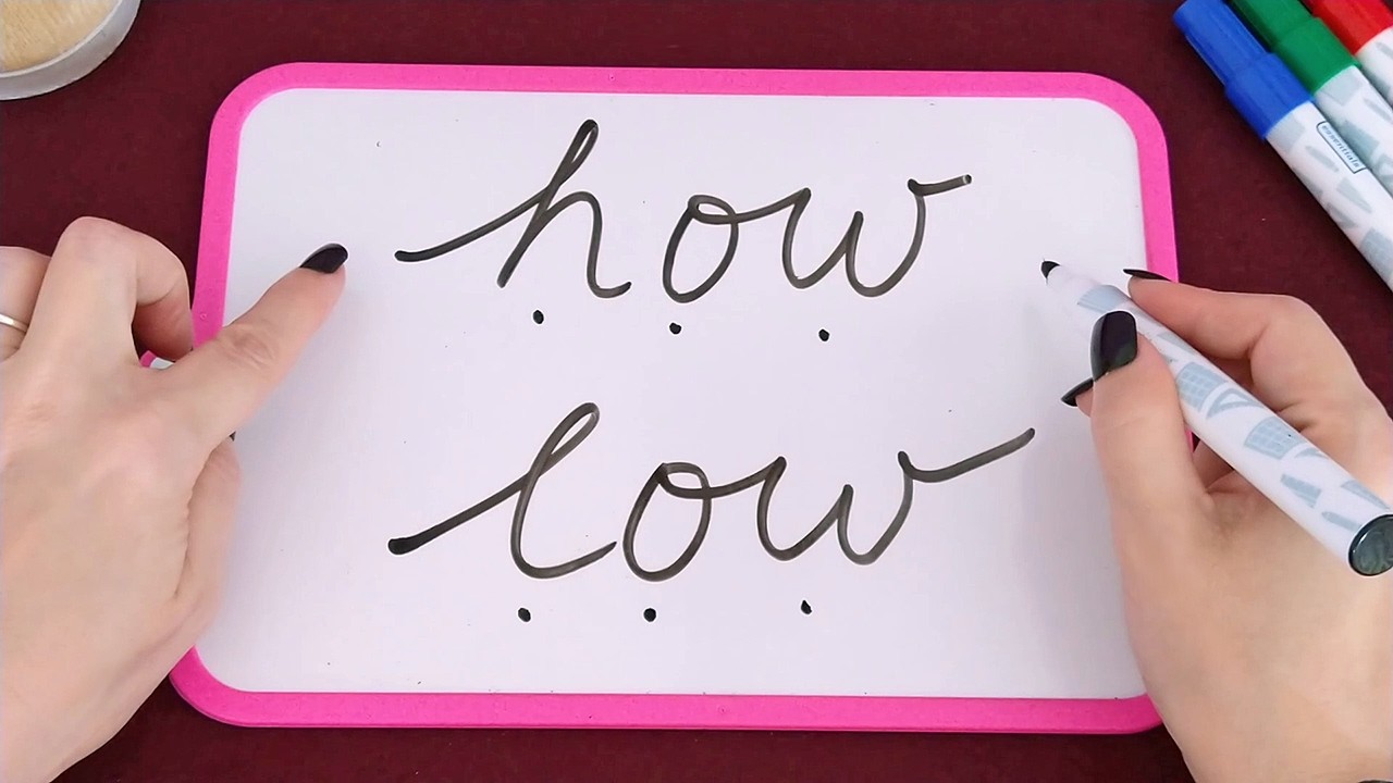 ASMR Mispronouncing English Words • Whiteboard Writing • Soft-Spoken