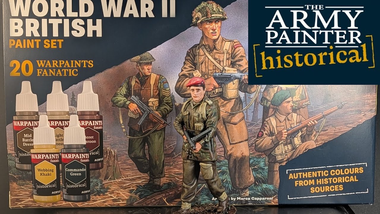 Painting the Past: Testing The Army Painter’s Historical WWII British Paint Set