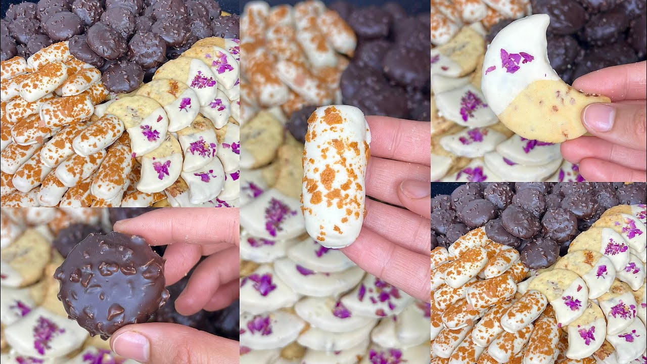 بعجين وحدة 3 اشكال من حلوة العيد راقية و لذيذة بدون طابع ولا مجهود 😋
