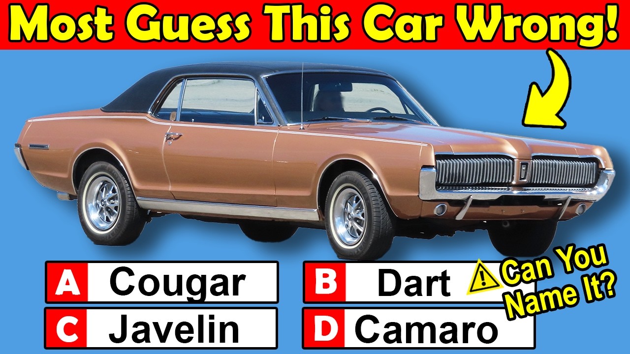 How Many Muscle & Pony Cars Can You Guess Right? Start Now...