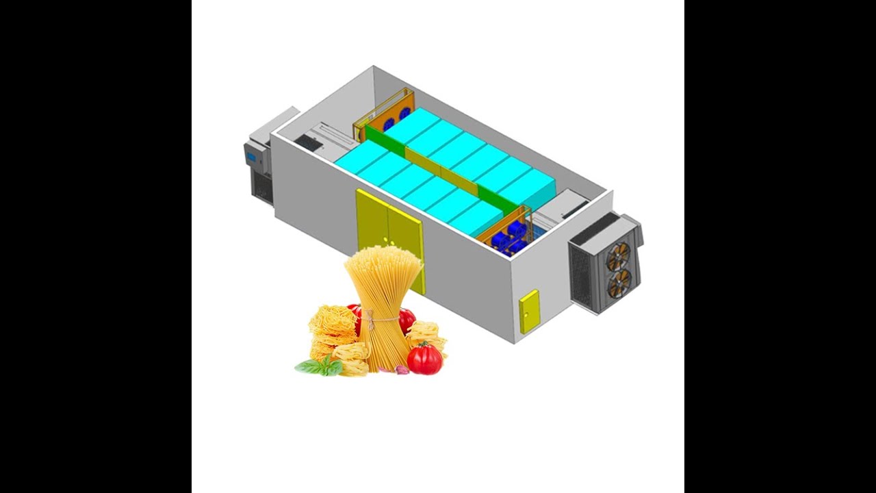 Hello river noodle dryer heat pump for food industrial rice noodle pasta drying chamber tray type
