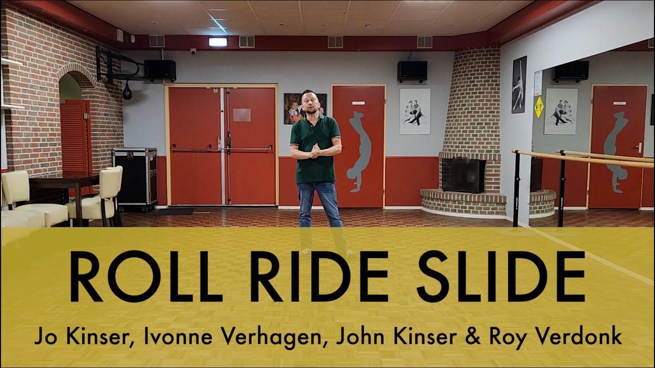 Roll Ride Slide - DEMO \ TUTORIAL - Line dance