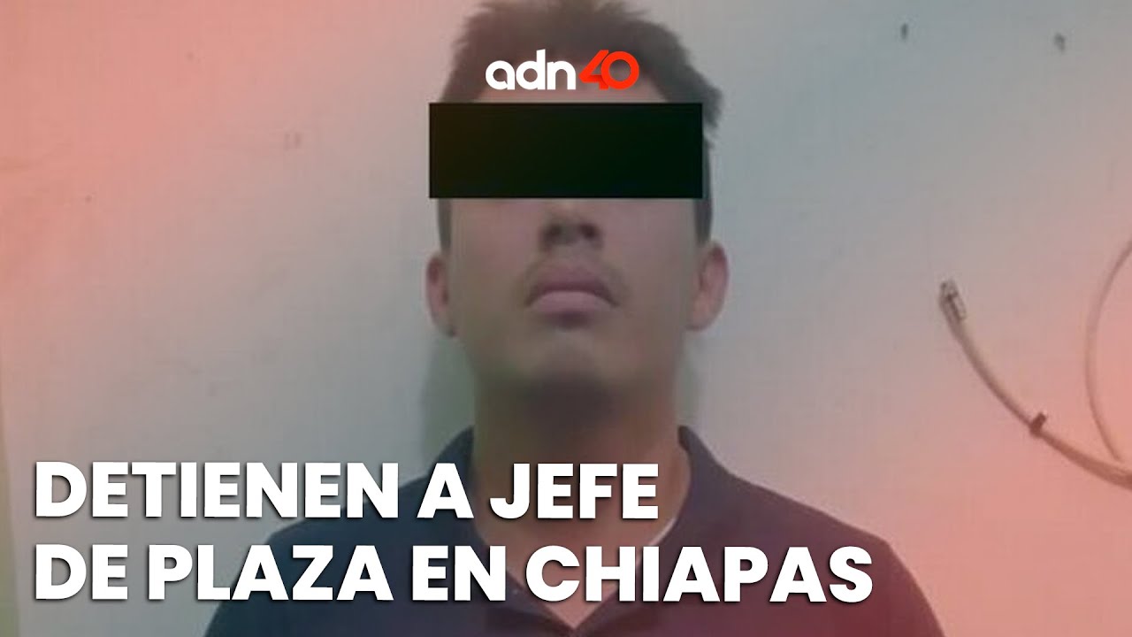 Capturan a jefe de plaza de una facción de 