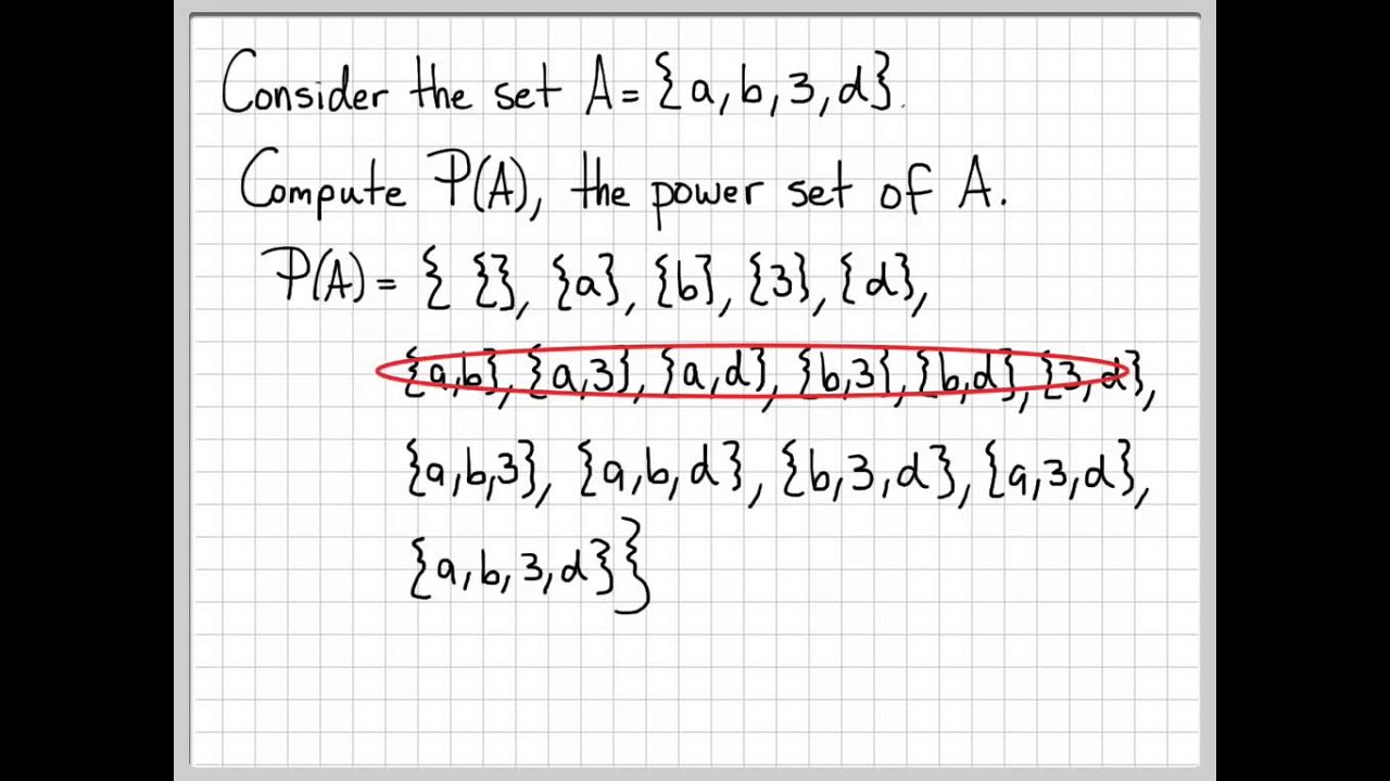 Proof and Problem Solving - More Sets Example 04