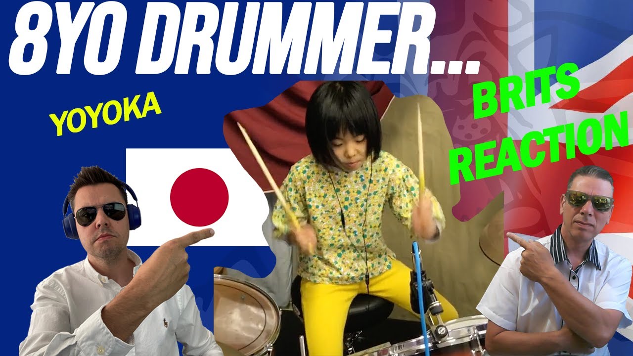YOYOKA - Good Times Bad Times (Led Zepp Drum Cover) (BRITS REACTION!!!)