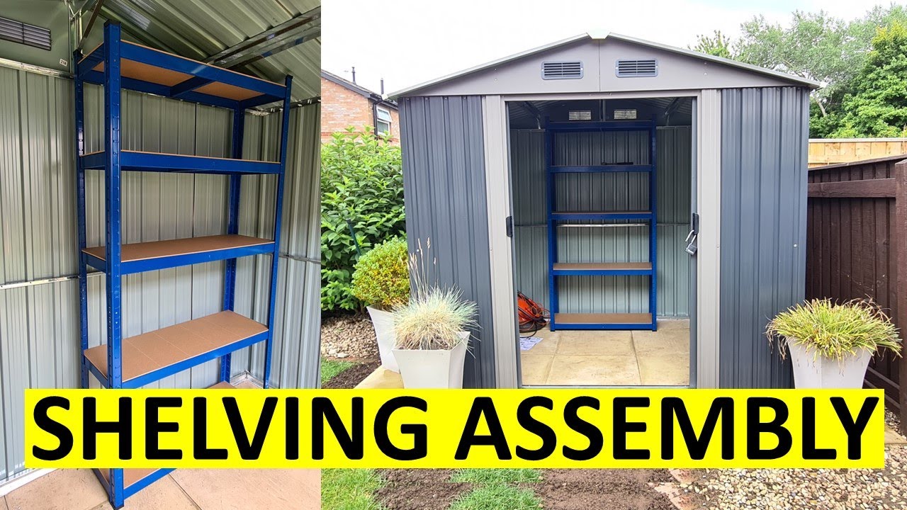 Storage shelving assembly instruction. G-Rack