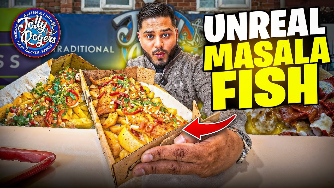 The Ultimate Desi Twist on a British Classic – Manchester’s Must-Try Chippy | JOLLY ROGERS!!!