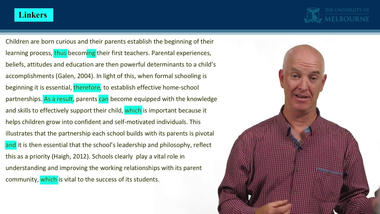 Writing cohesive paragraphs