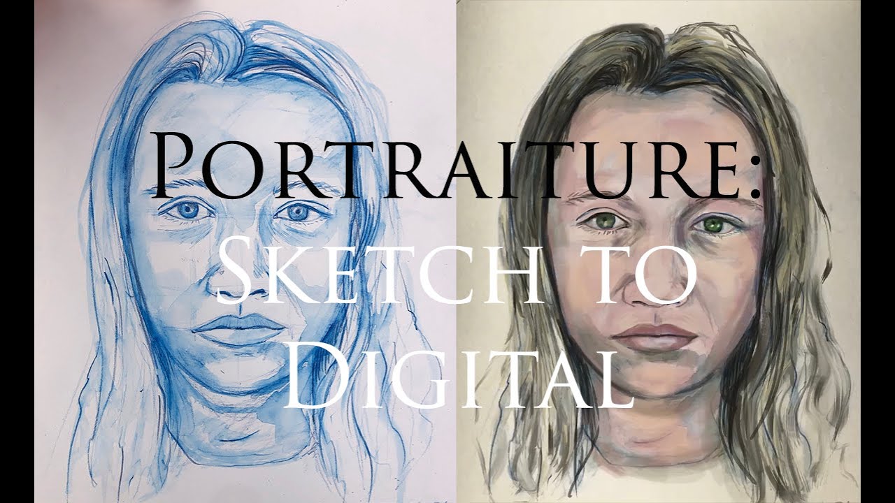 Learn how to draw a true to life portrait and then build detail and form in Procreate