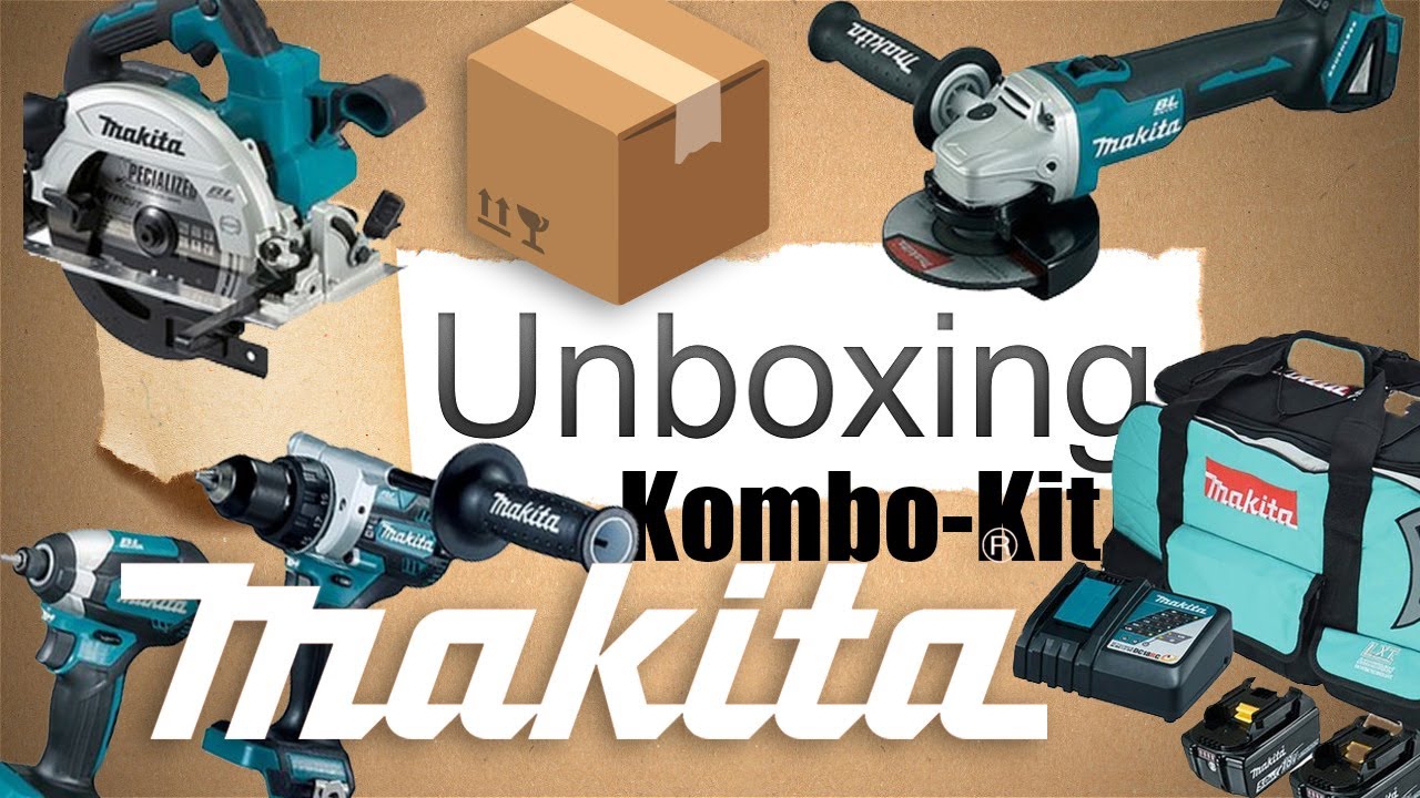 All-in-one Set UNBOXING | MAKITA | Kombo-Kit DLX4156TX1