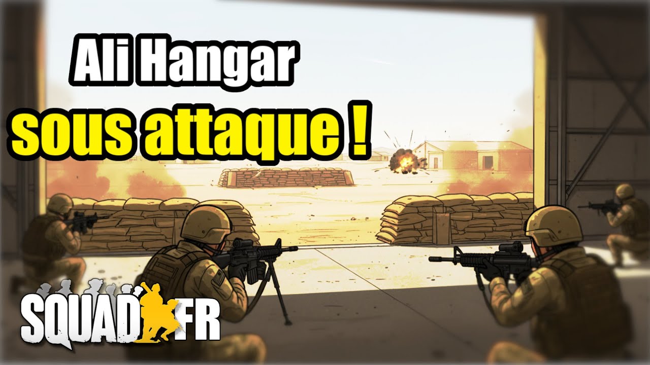 Squad FR [Squad Leader Gameplay] Tallil : On assure la défense d’Ali Hangar [4K]