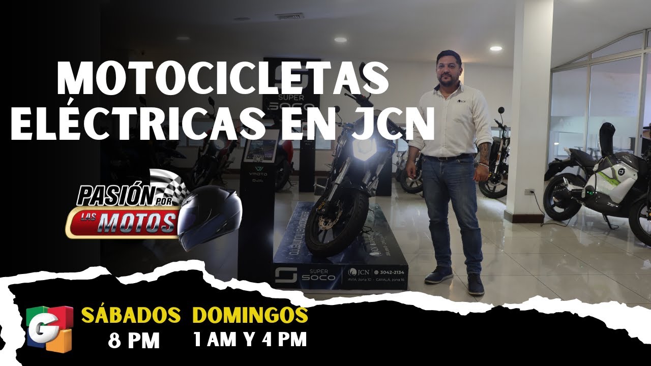 ¡Motocicletas eléctricas en JCN Guatemala!