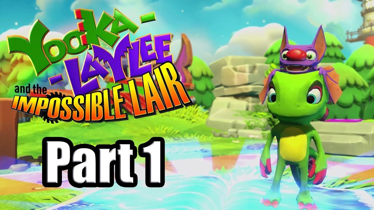 Yooka-Laylee and the Impossible Lair (2019) Switch Gameplay Walkthrough Part 1 (No Commentary)