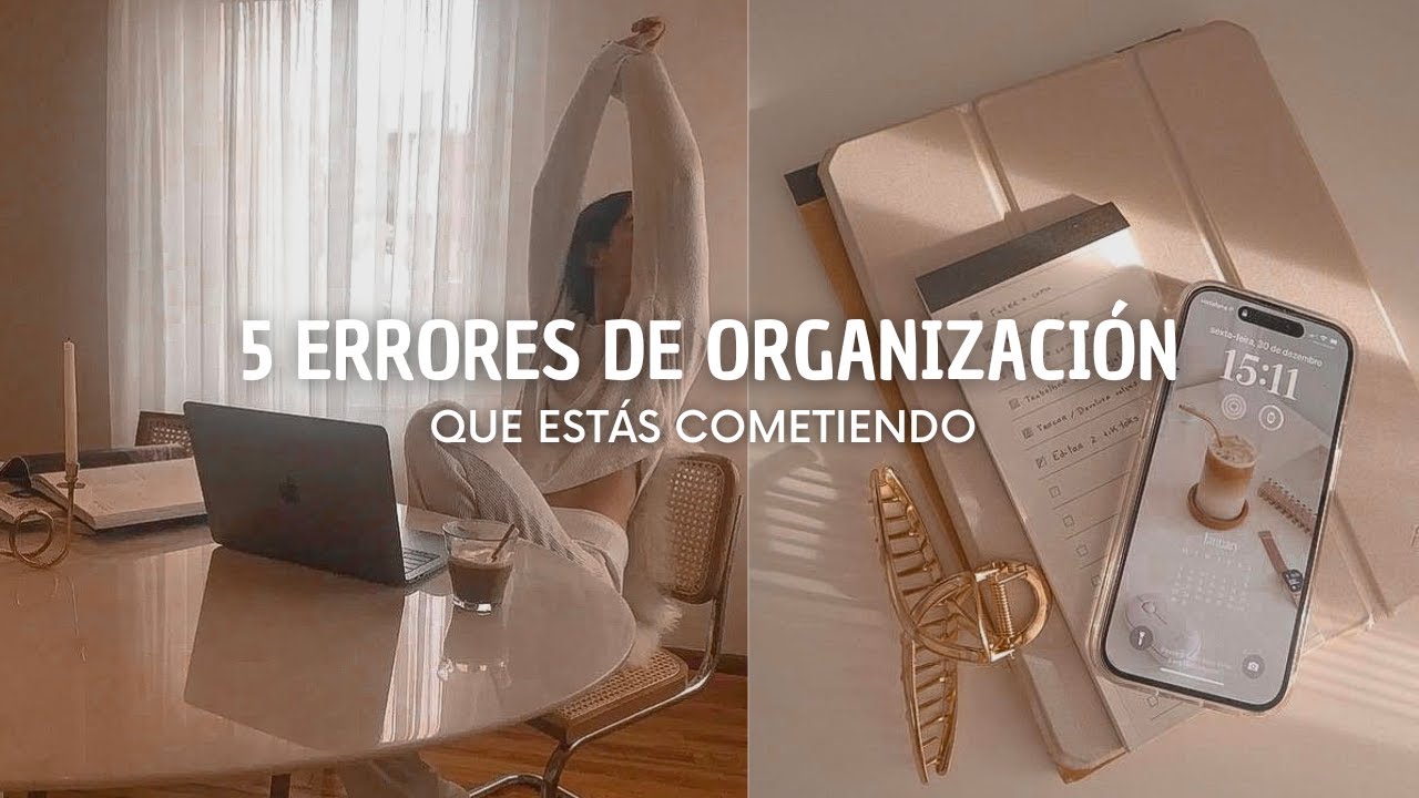 ERRORES de ORGANIZACIÓN que COMETES en tu DÍA a DÍA 💜Jessi Franquet💜