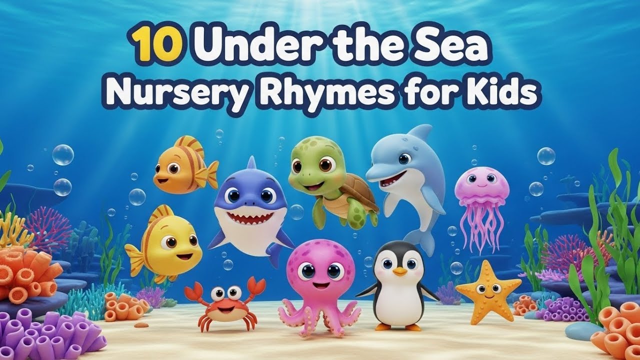 10 Under the Sea Nursery Rhymes for Kids | Ocean Animal Kids Songs | 10 Kids' Song Collection