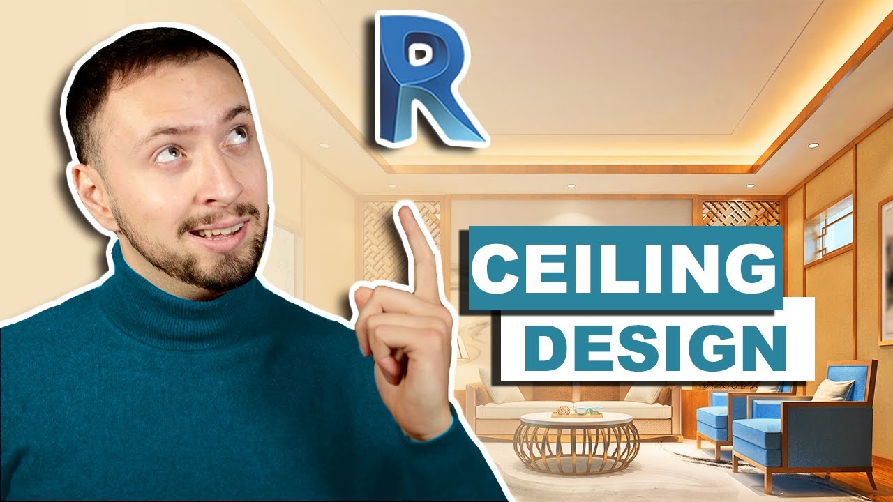 Revit Ceiling | Modern Recessed Ceiling Design with Light | Revit Tutorial