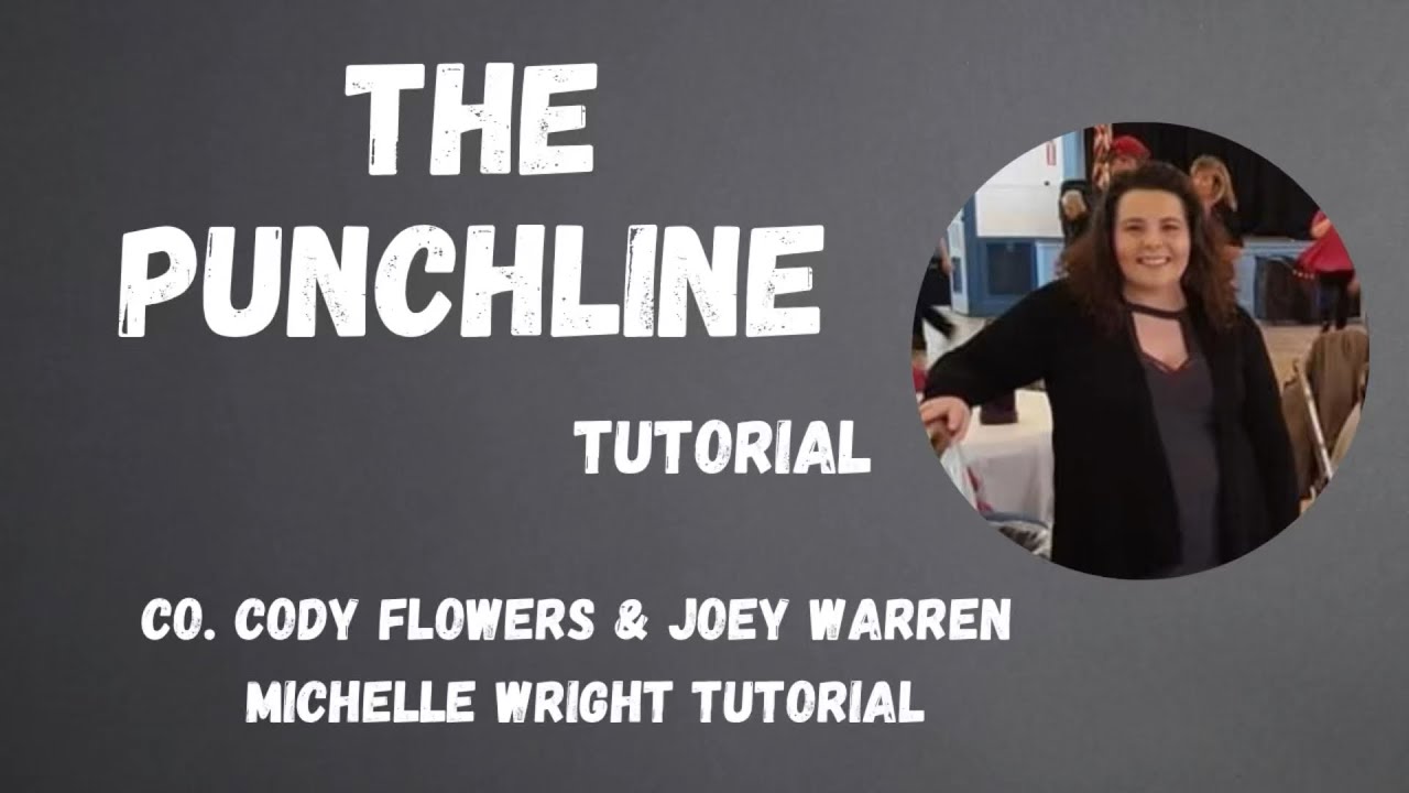 The Punchline line dance tutorial Intermediate Waltz by Cody Flowers & Joey Warren