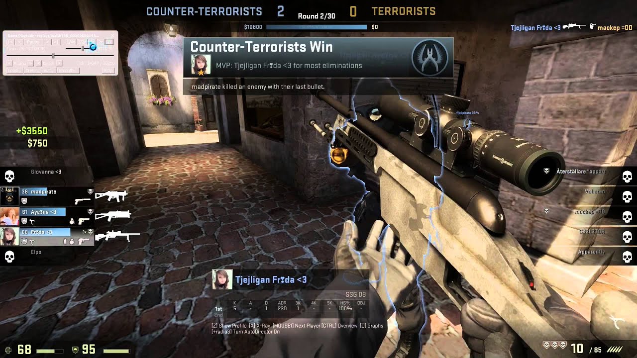 Playing CS:GO against a cheater