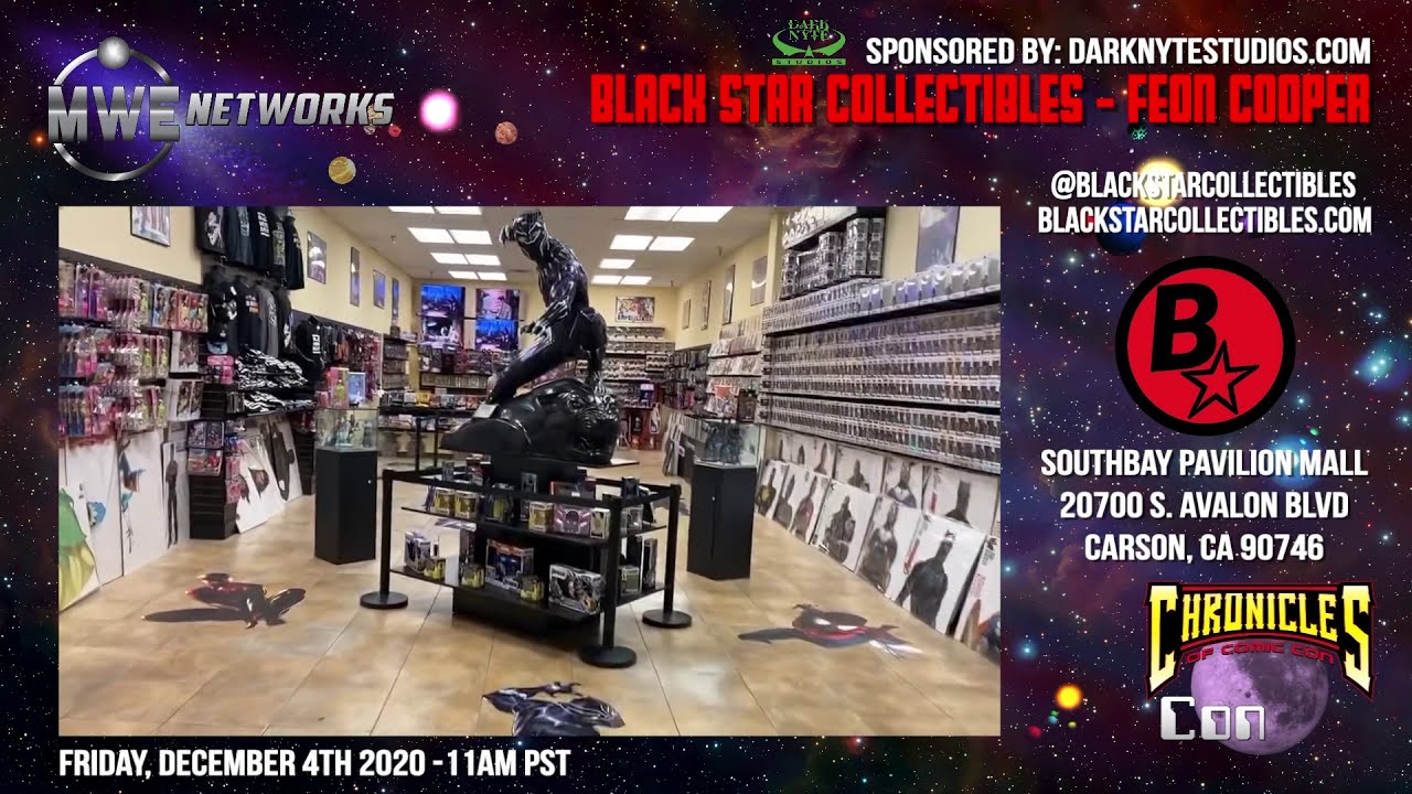 Black Star Collectibles owner Feon Cooper this Friday on #CONLIFE