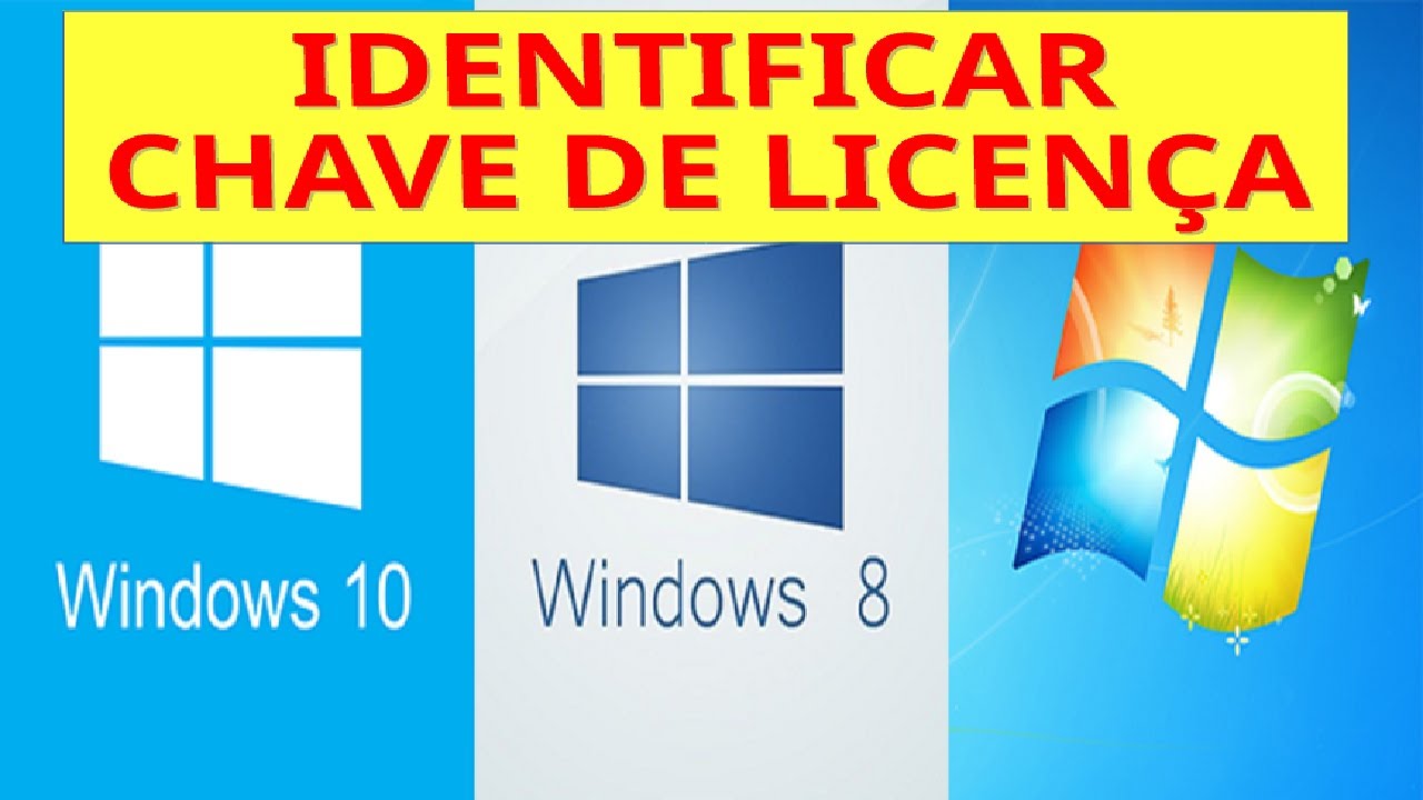 Veja como identificar serial / product key do Windows 7, 8 ou 10