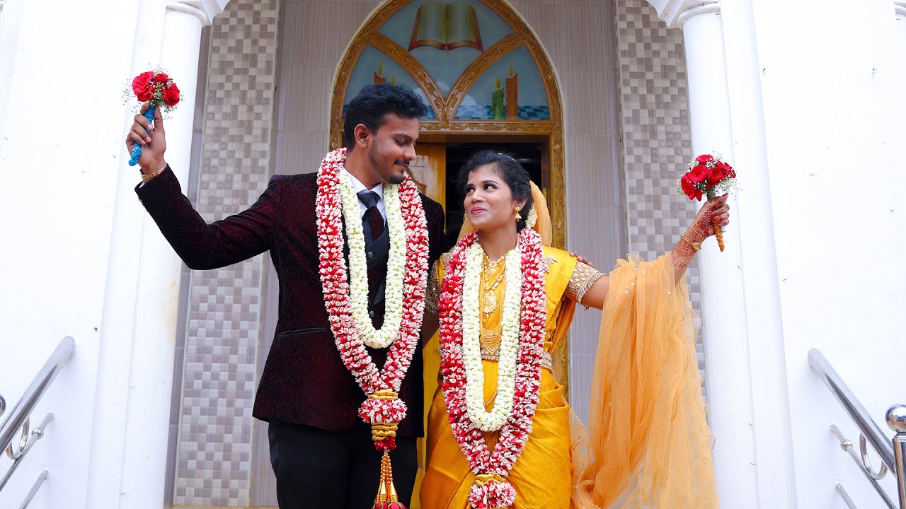 JOHN WEDS BLESSI | KAANA OORU KALYANAM | WEDDING CANDID HIGHLIGHTS | BLUE RIO STORIES