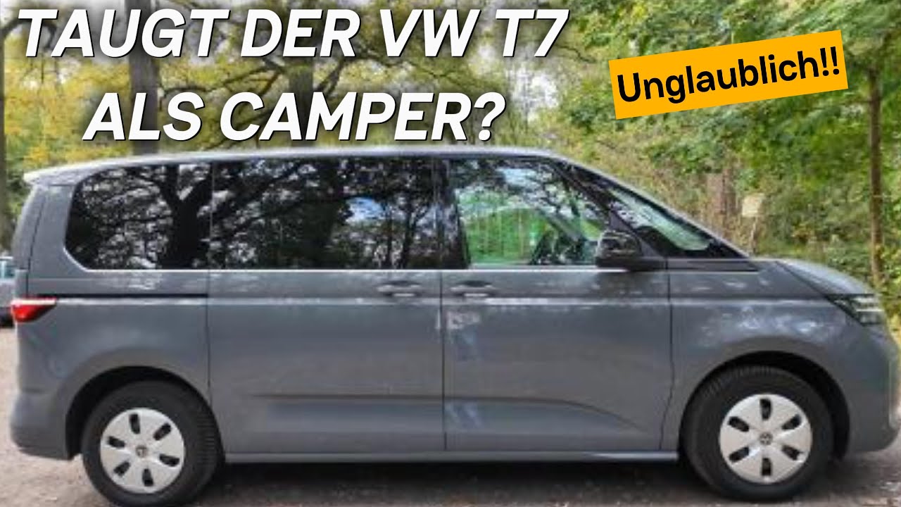 VW T7 Multivan als Camper: Die ultimative L&ouml;sung f&uuml;r Abenteuerlustige!