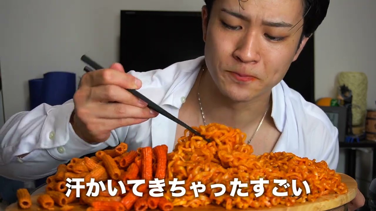 【仕事終わり】韓国の激辛麺のやけ食いは最高だった！