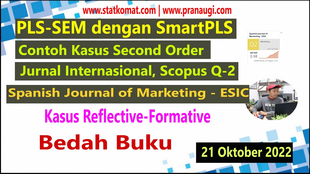 SmartPLS Contoh Kasus Second Order, Reflektif Formatif, Jurnal Scopus, 21 Oktober 2022