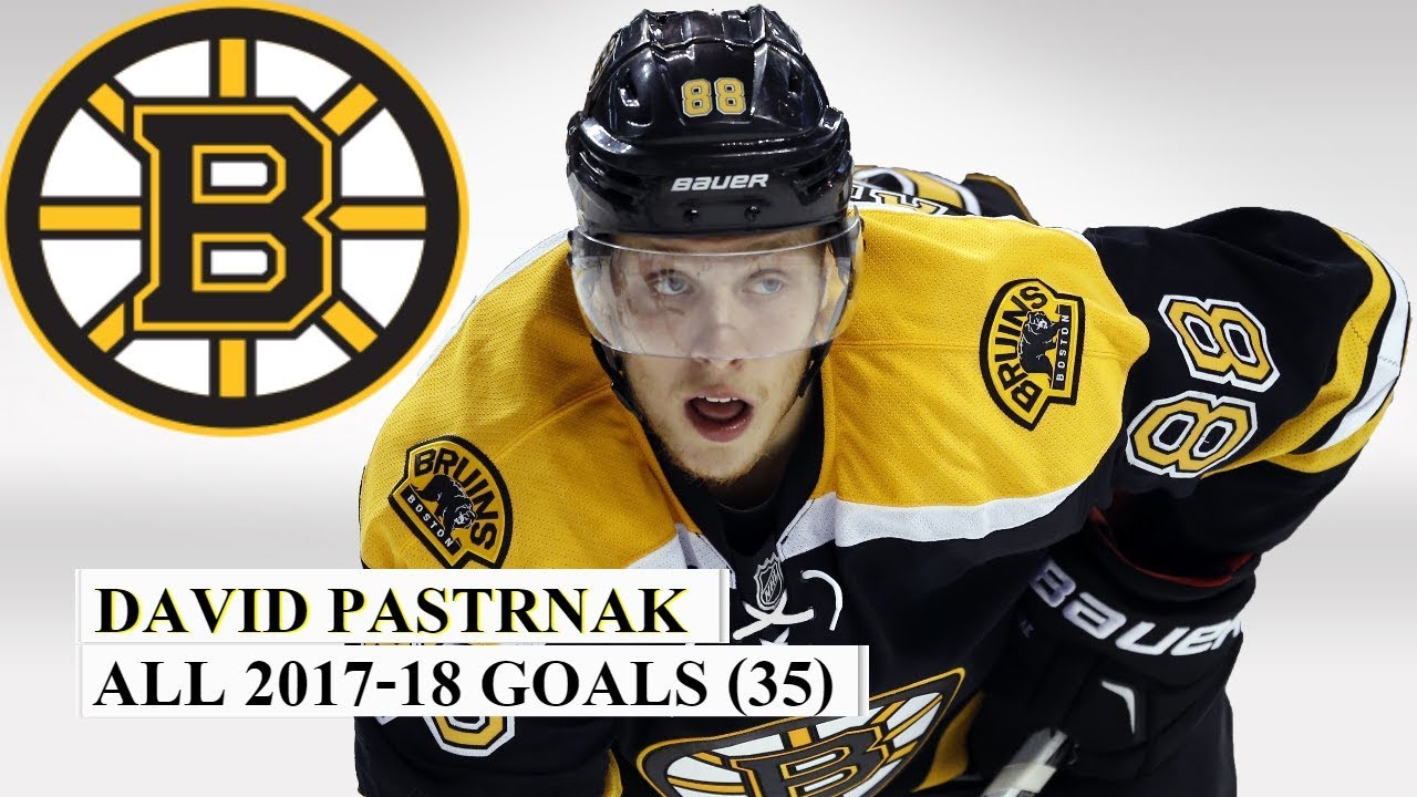 David Pastrnak (#88) All 35 Goals of the 2017-18 NHL Season
