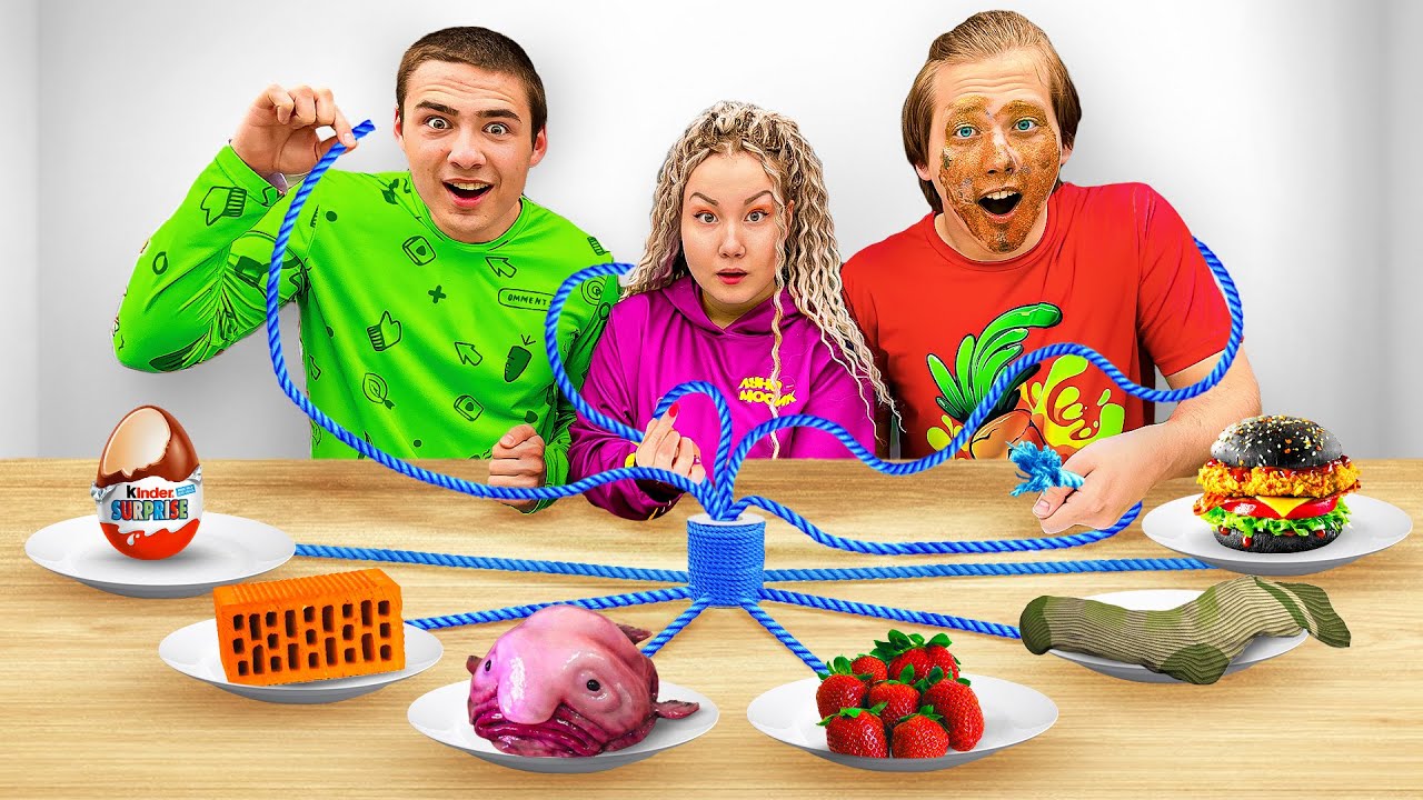 Выбери Правильную Веревку Челлендж !