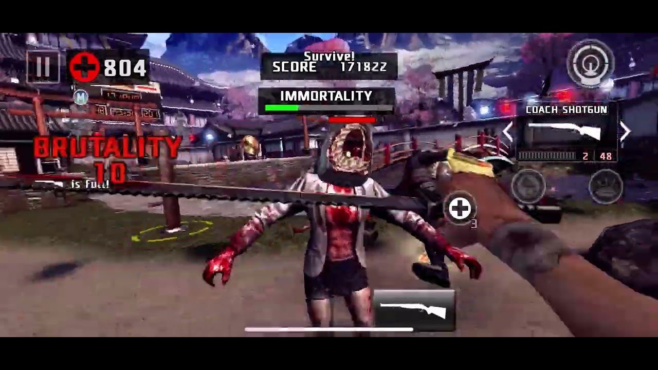 Dead Trigger 2 | Run & Gun tournament (Coach shotgun) = 220640.