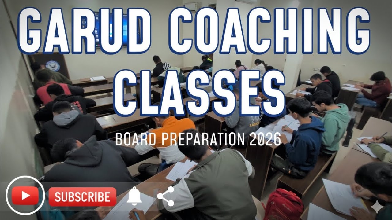 Board Preparation 2026 | Real Classroom Test at Garud Coaching Classes || 