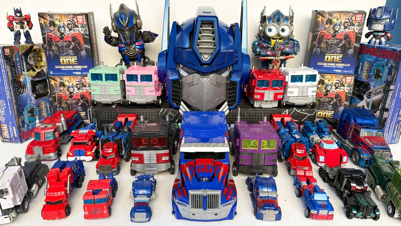 ULTIMATE Optimus Prime Collection Unboxing - Every Leader Autobot Truck Car Transformation Reviewed