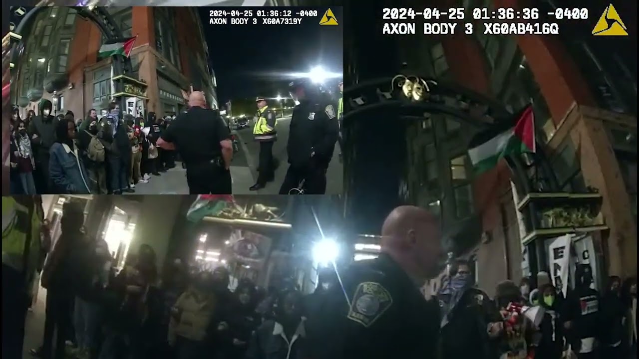 Boston Police Arrest Over 100+ Protestors at Emerson College Overnight